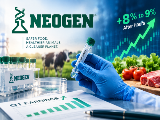 Why Did Neogen (Nasdaq:NEOG) Stock Rise After Hours?